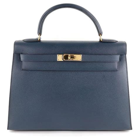 navy blue hermes kelly|Hermes kelly handbags sale.